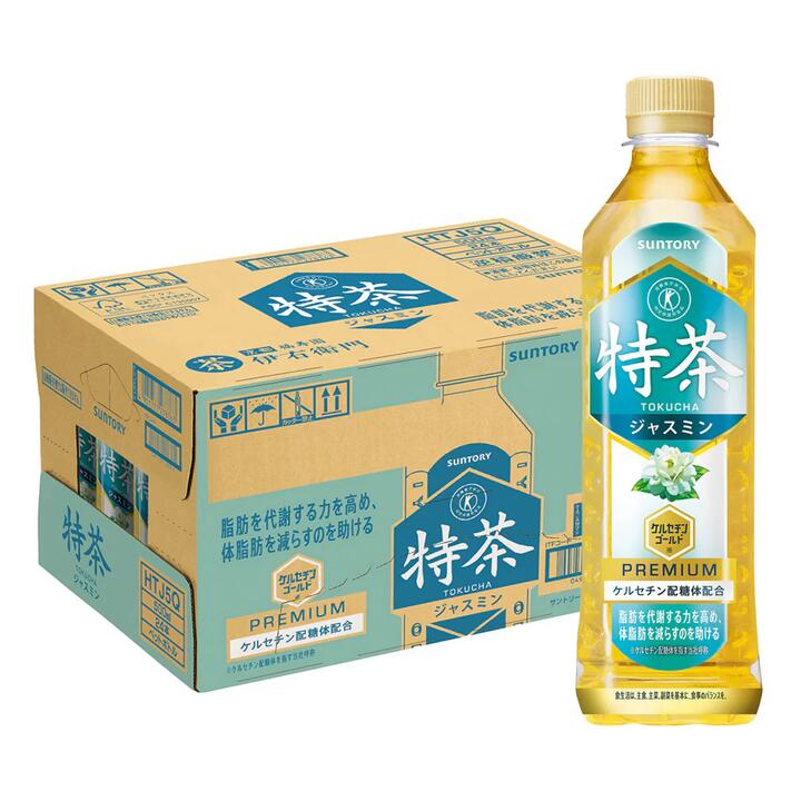 Suntory Iyemon Tokucha Jasmine Tea - 500ml x 24 Bottles