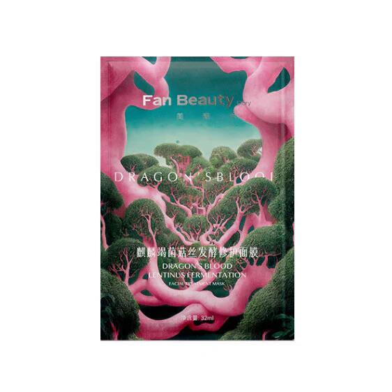 FanBeauty Dragon's Blood Lentinus Fermentation Soothing Face Mask - Single Sheet