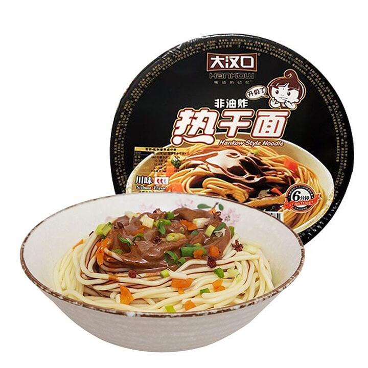 Hankow Non-Fried Hot Dry Noodles - Sichuan Flavor, 115g