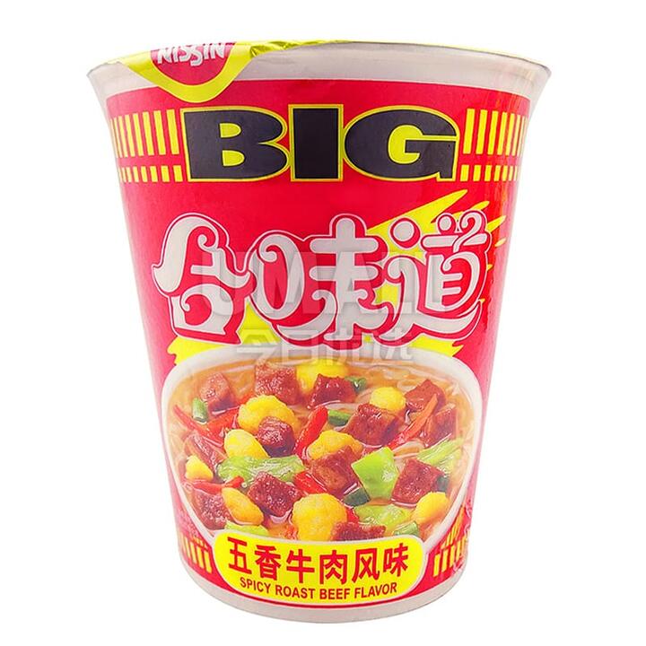 Nissin Cup Noodles Big - Spicy Roast Beef Flavor - 110g