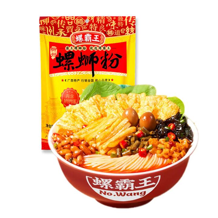 Luobawang Original Snail Noodles with Quail Eggs - 330g