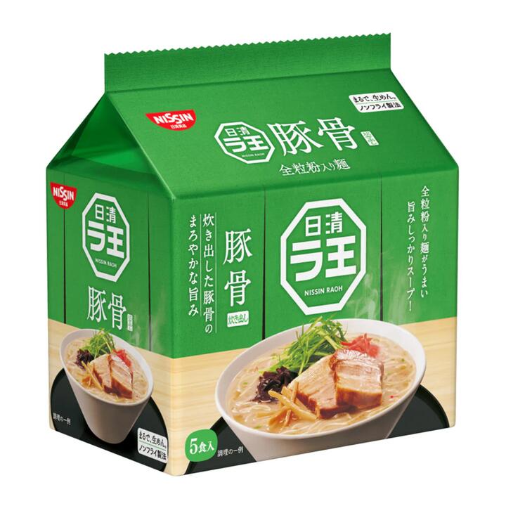 Nissin Raoh Tonkotsu Flavor Ramen - 5 Pack, 500g