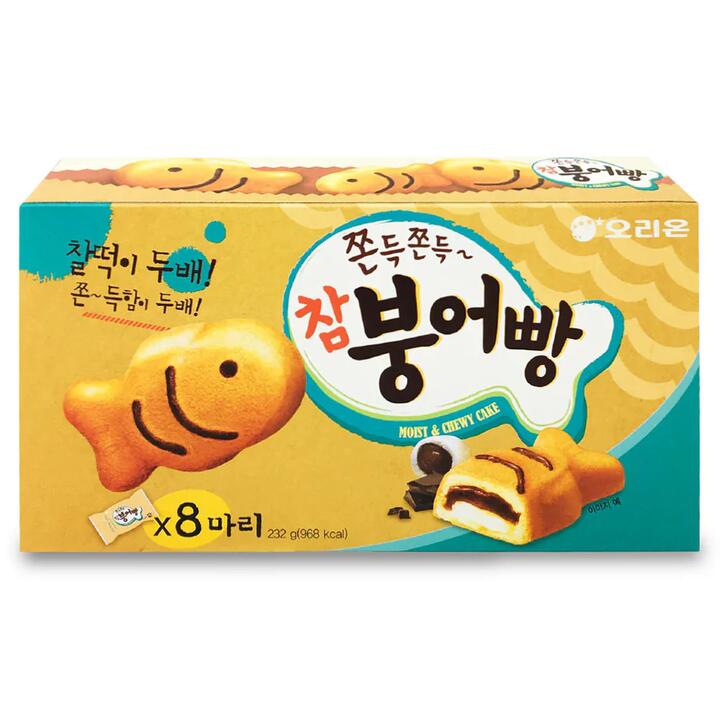 Orion Fish-Shaped Chocolate Filled Cake - 232g