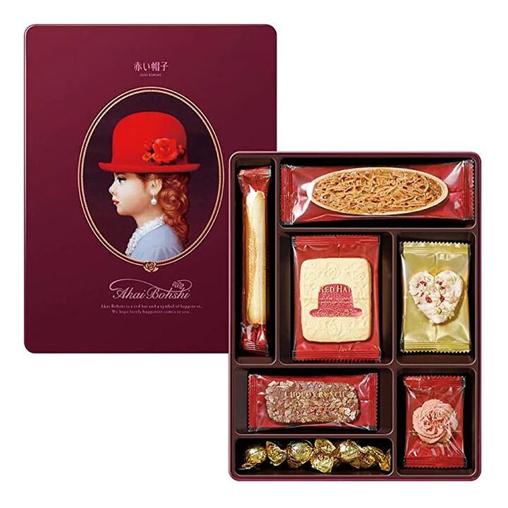 Akai Bohshi Assorted Cookies Gift Box - 122g