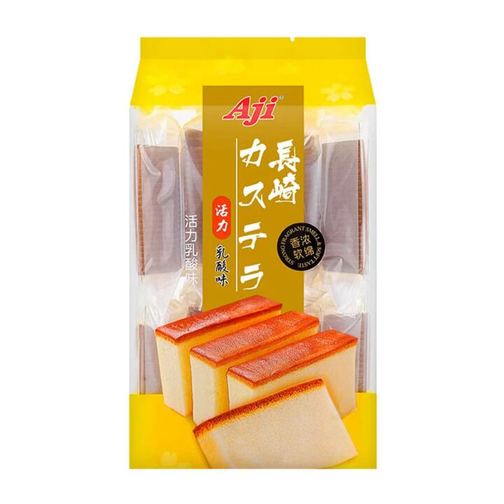 Aji Nagasaki Castella Cake with Probiotic Flavor - 10pcs, 330g