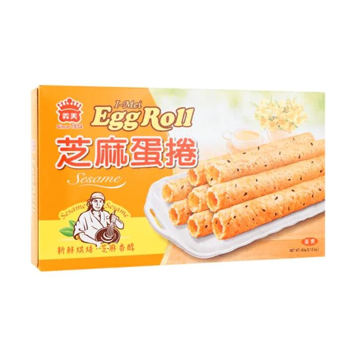 I-Mei Egg Roll - Sesame Flavor, 60g