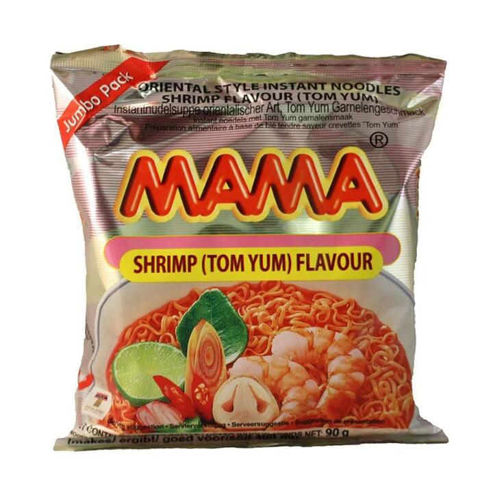 Mama Shrimp Tom Yum Flavour Instant Noodles - 90g