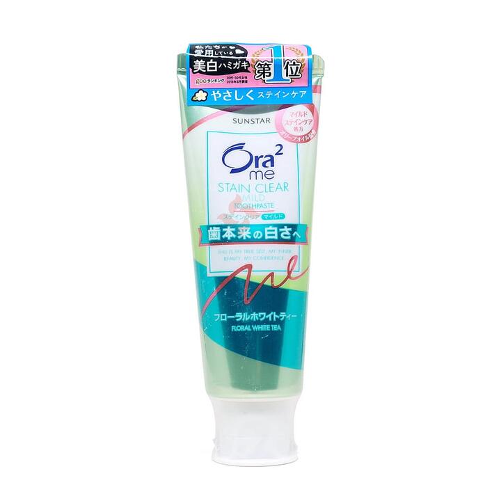 Ora2 Stain Clear Mild Toothpaste - Floral White Tea Flavor, 125g