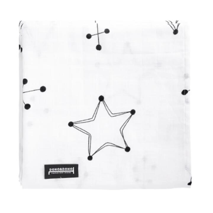 Dono&Dono Baby Lightweight Cotton Blanket - Jupiter Pattern, 106*106cm
