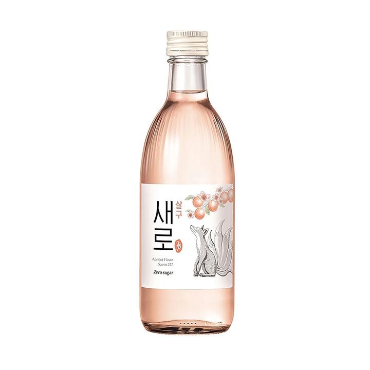 Lotte New Sugar-Free Soju Apricot Flavor 12% 375ml