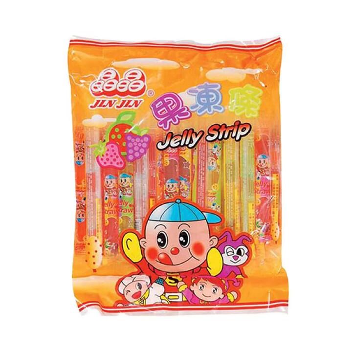 Jin Jin Jelly Strips - Mixed Flavors, 470g