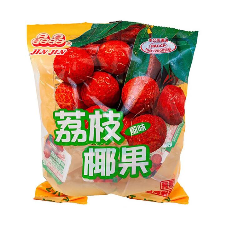 Jin Jin Lychee Flavor Nata De Coco Jelly - 400g