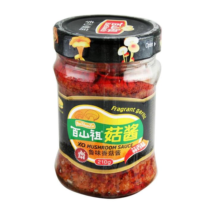 Baishanzu XO Mushroom Sauce with Garlic Flavor - 210g