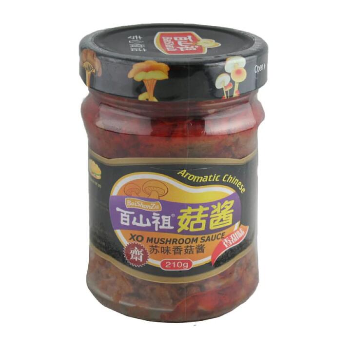 Baishanzu XO Mushroom Sauce - Sweet Flavor, 210g