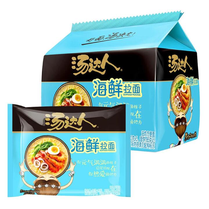 Tang Daren Seafood Tonkotsu Ramen - 113g x 5 Packs