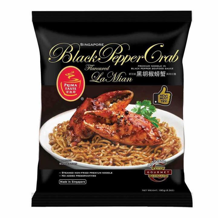 Prima Taste Black Pepper Crab La Mian Noodles - 180g