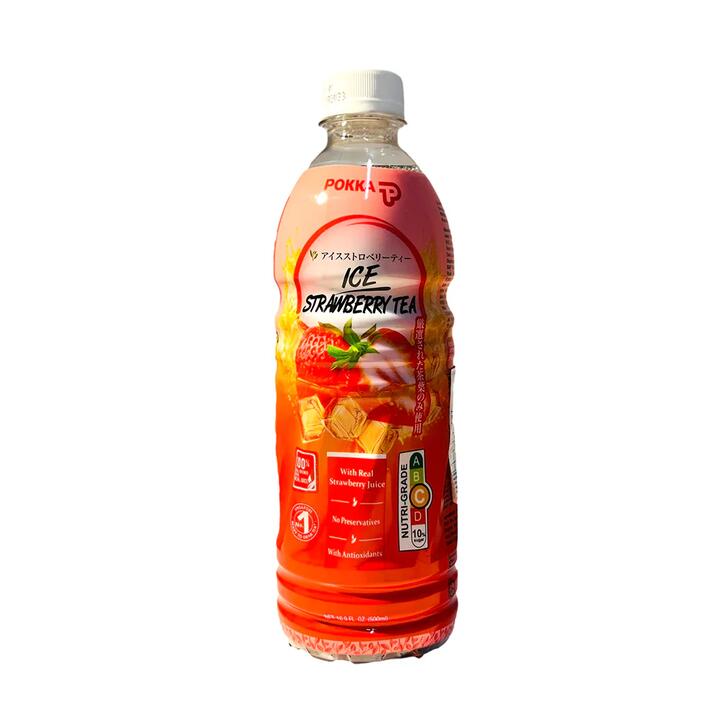 Pokka Ice Strawberry Tea - 500ml