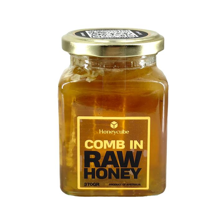 Honeycube Comb in Raw Honey - 370g