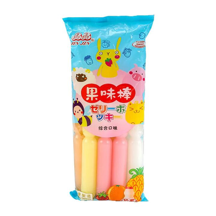Jin Jin Fruit Flavored Sticks Assorted Flavors - 680ml
