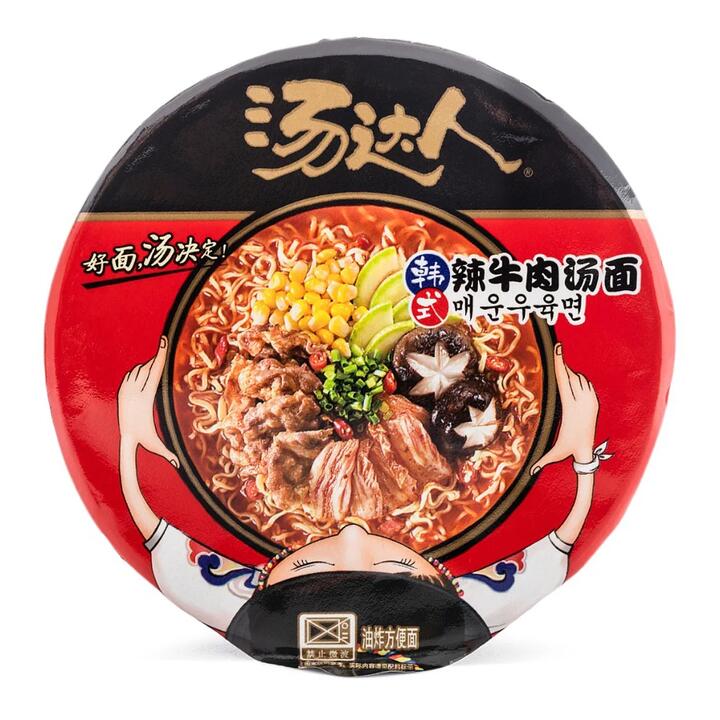 Tang Daren Korean Spicy Beef Ramen Bowl - 136g
