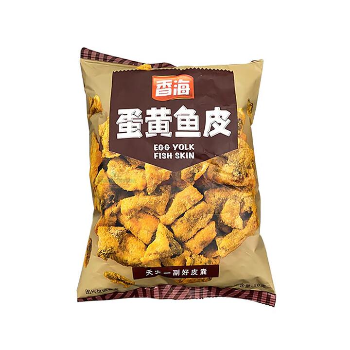 Xianghai Egg Yolk Fish Skin - Mild Spicy Flavor, 50g