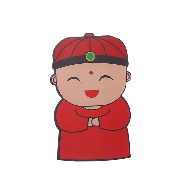 FaSoLa Lucky Red Envelopes Red Bag - Blessing Boy Design (5 Pack)