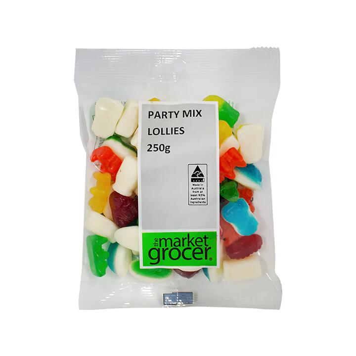 The Market Grocer Party Mix Lollies - 250g