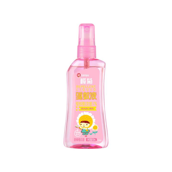 Lanju Mosquito Repellent Liquid with Soothing Orange Blossom Scent - 95ml