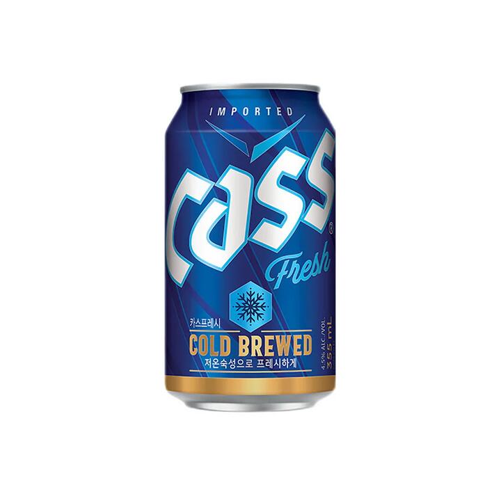 Cass Korean Canned Beer 4.6% 355ml