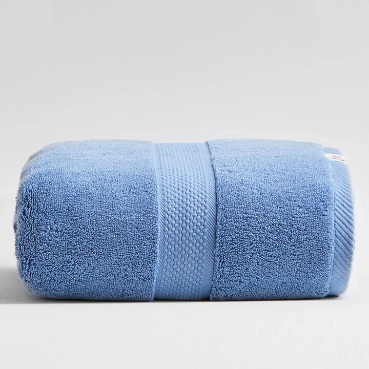 Sanli Long-Staple Cotton Thick Bath Towel Deep Blue 80x160cm 800g
