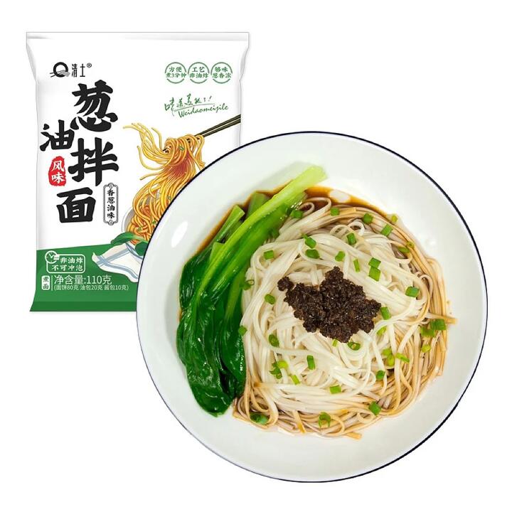 Shaxian Cold Noodles with Shanghai Scallion Oil Flavor, 110g