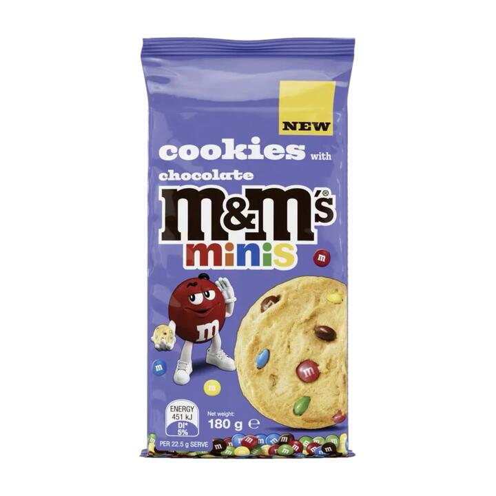 M&M's Mini Chocolate Chip Cookies - 180g
