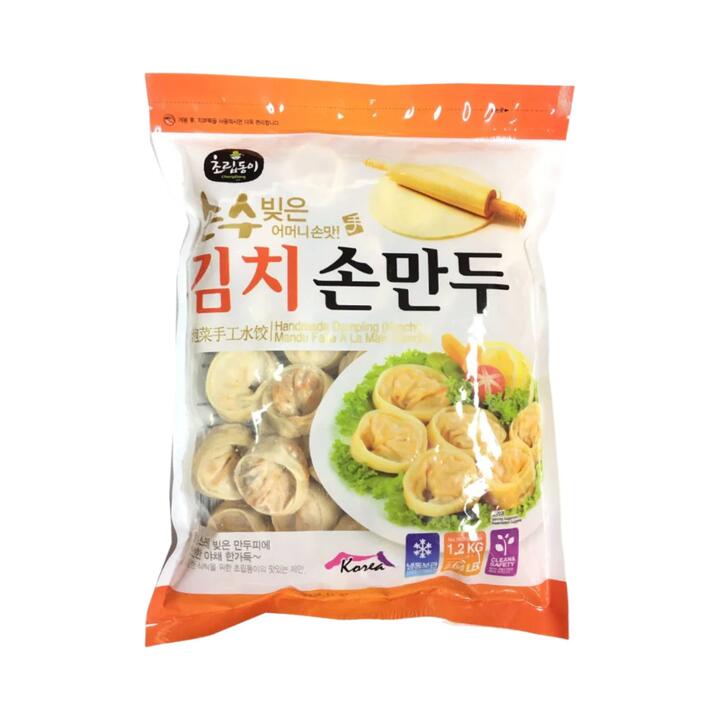 Chorip Dong Korean Kimchi Handmade Dumplings - 1.2kg