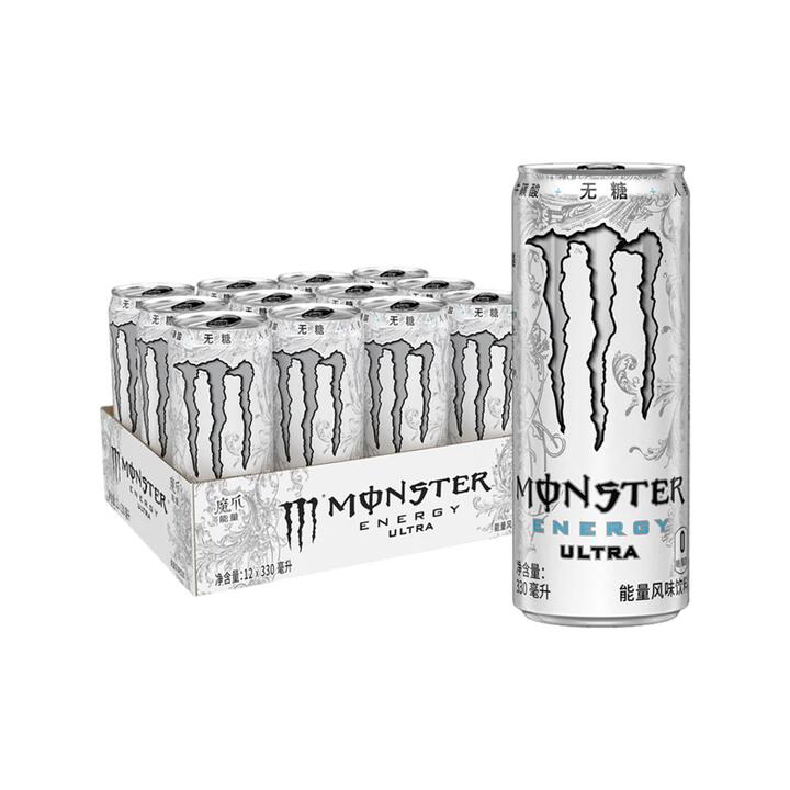 Monster Energy Ultra Sugar-Free Original Flavor - 330ml x 12 Cans