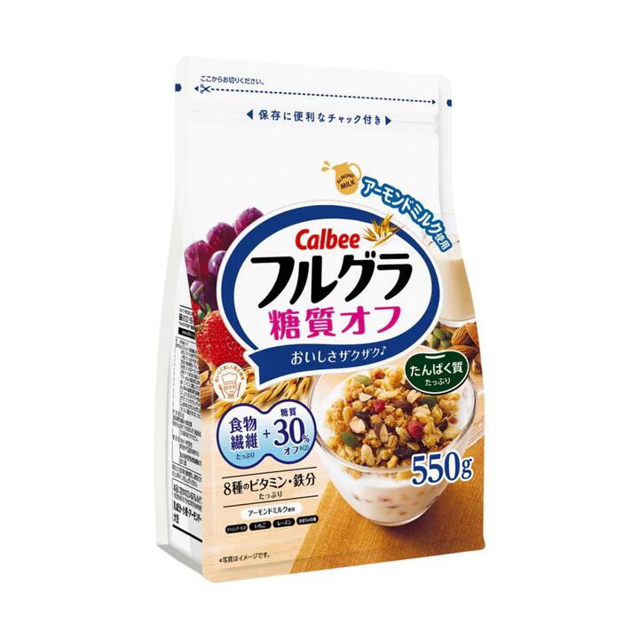 Calbee Low Sugar Cereal Fruit Flavor 550g
