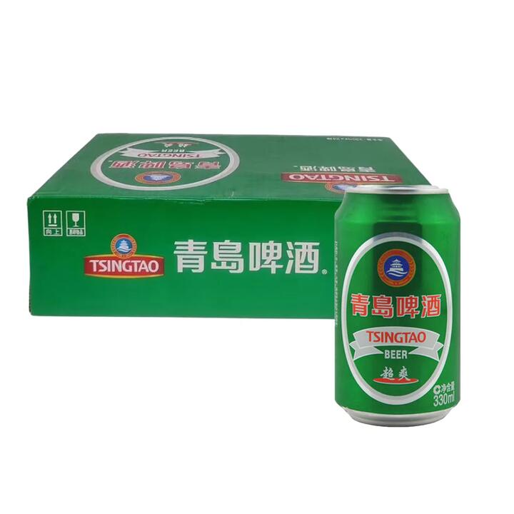 Tsingtao Super Refreshing Beer 4% - 330ml x 24 Cans