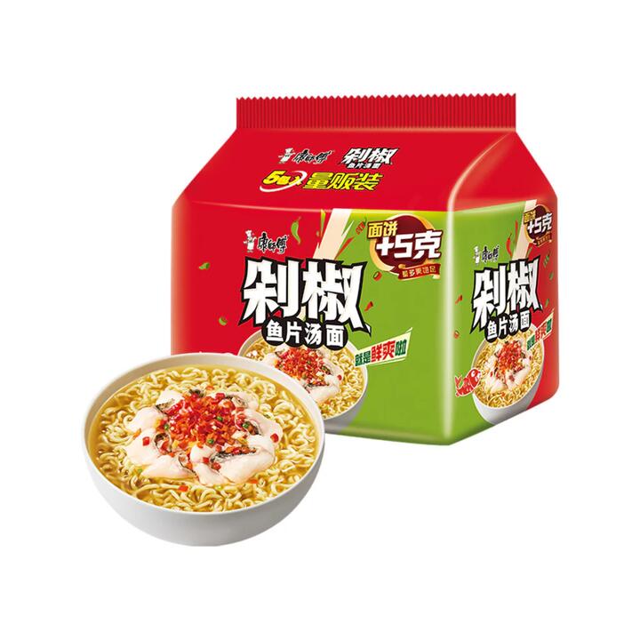 Master Kong Spicy Fish Fillet Soup Noodles 110g x 5 Packs
