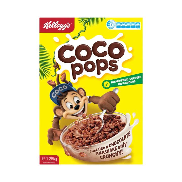 Kellogg's Coco Pops Breakfast Cereal - 1.26kg
