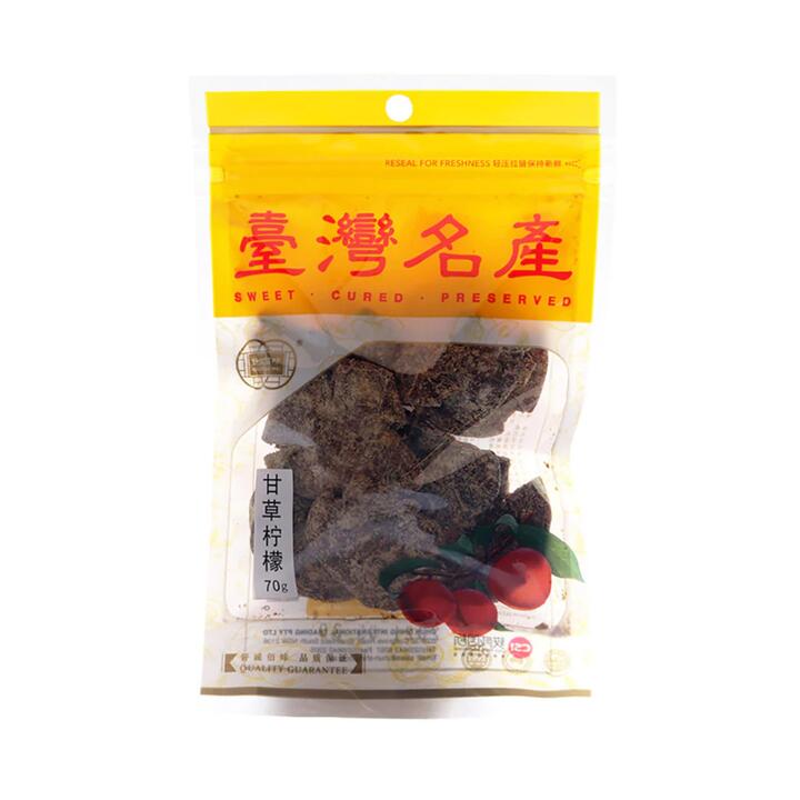 Qiancheng Licorice Lemon Preserved Fruit - 70g