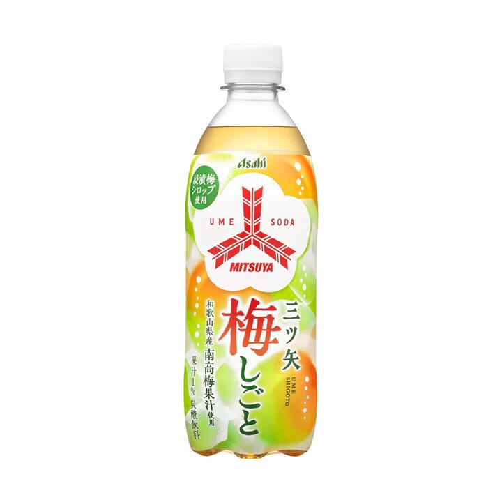 Asahi Mitsuya Ume Sparkling Soda - 500ml