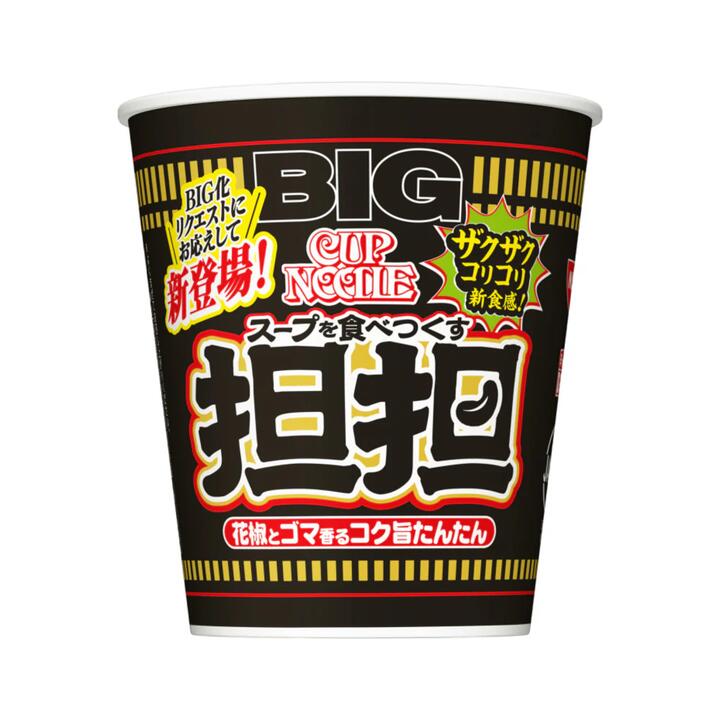 Nissin Cup Noodles BIG Tantanmen 87g – Spicy Sesame Dan Dan Instant Ramen Bowl