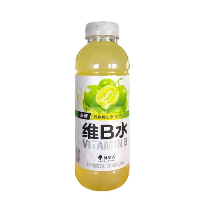 Genki Forest Alienergy Vitamin B Water – Sunny Green Grape 500ml