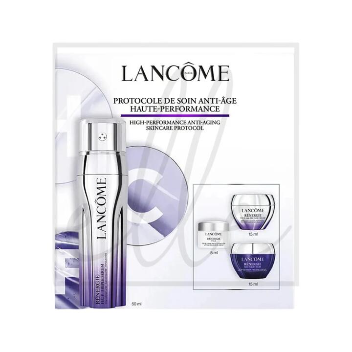 Lancôme Rénergie H.C.F. Triple Serum Anti-Aging Skincare Gift Set – 50ml + 3 Deluxe Minis (4 Pieces)