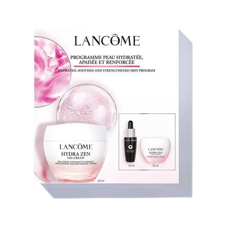 Lancôme Hydra Zen Soothing Moisturising Gel Cream Gift Set – 3-Piece Collection (50ml + 10ml + 15ml) - Soothing Moisturiser for Sensitive Skin