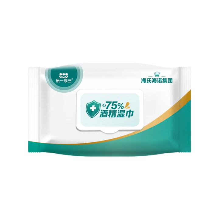 Haishi Hainuo 75% Alcohol Wipes – 60 Sheets × 3 Packs (Total 180 Wipes)