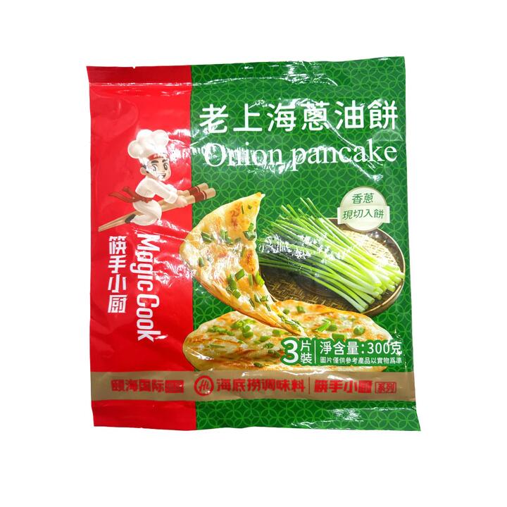 Haidilao Magic Cook Old Shanghai Scallion Pancakes – 3 Pieces, Frozen 300g