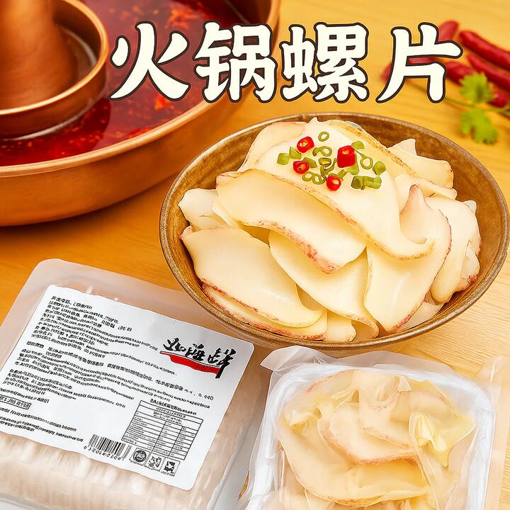 Ruyuxiang Frozen Sea Snail Slices for Hot Pot 200g