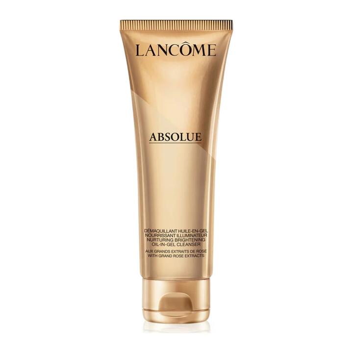 Lancôme Absolue Oil-in-Gel Cleanser 125ml – Nurturing & Brightening Makeup Remover with Grand Rose Extracts