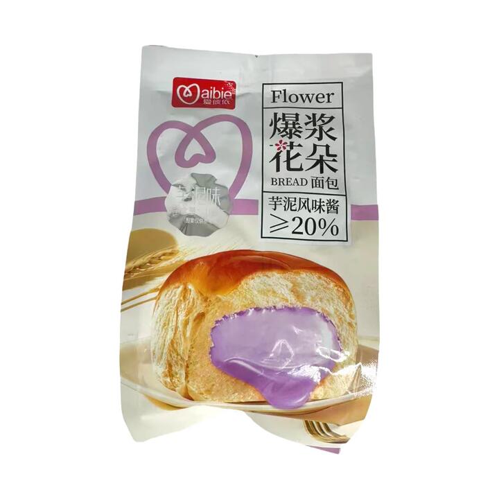 Aibei Flower Lava Bread with Taro Paste Filling – 108g