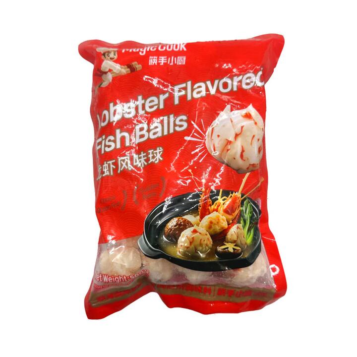Haidilao Magic Cook Lobster-Flavored Fish Balls 500g – Frozen Seafood Hot Pot Favorite